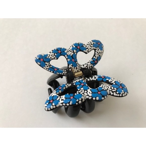New Gorgeous Hair Clip Painted Hand made Hair Accessories US Seller - Picture 3 of 4